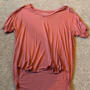Soft and sexy AE light red shirt